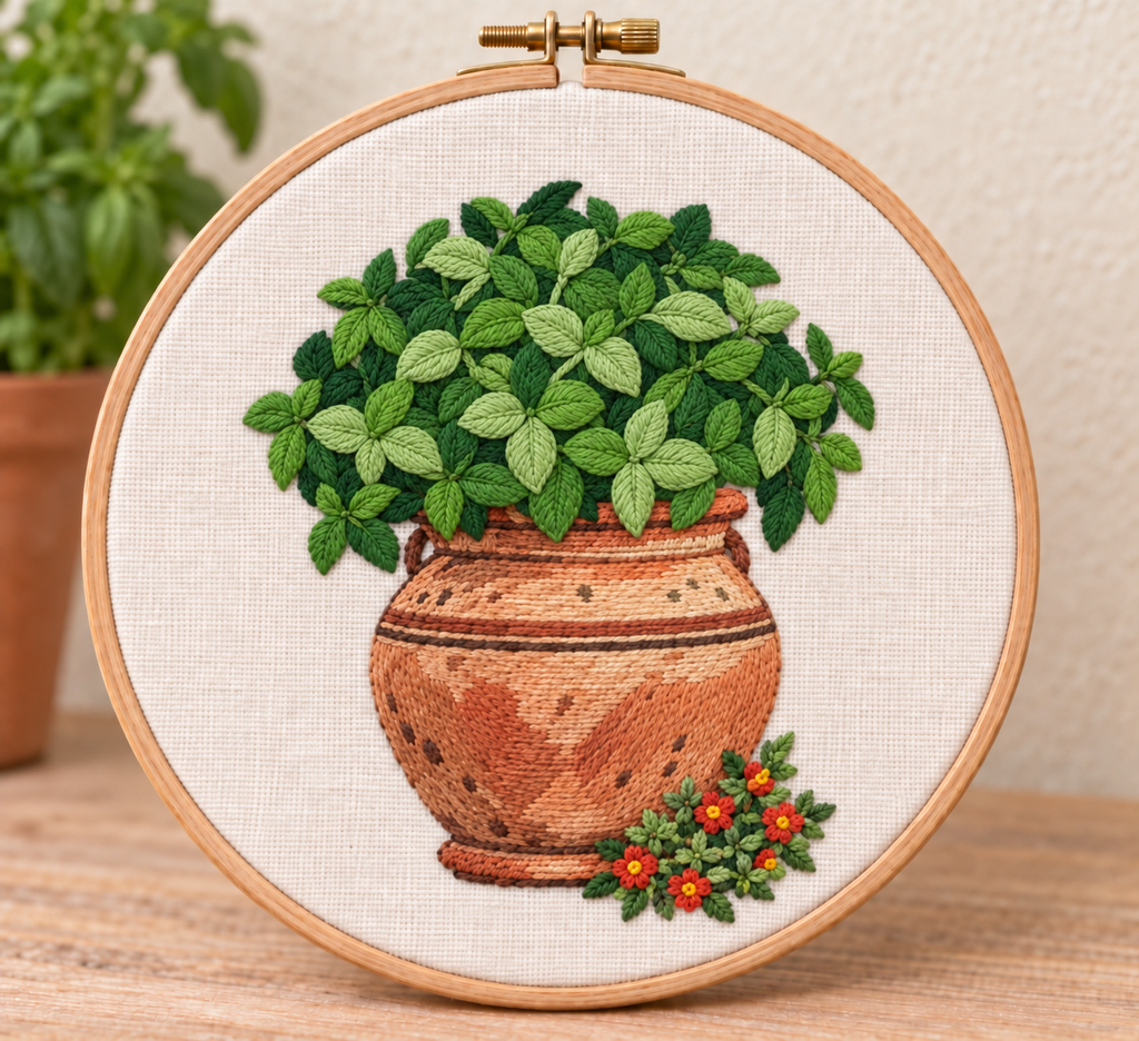Potted Basil