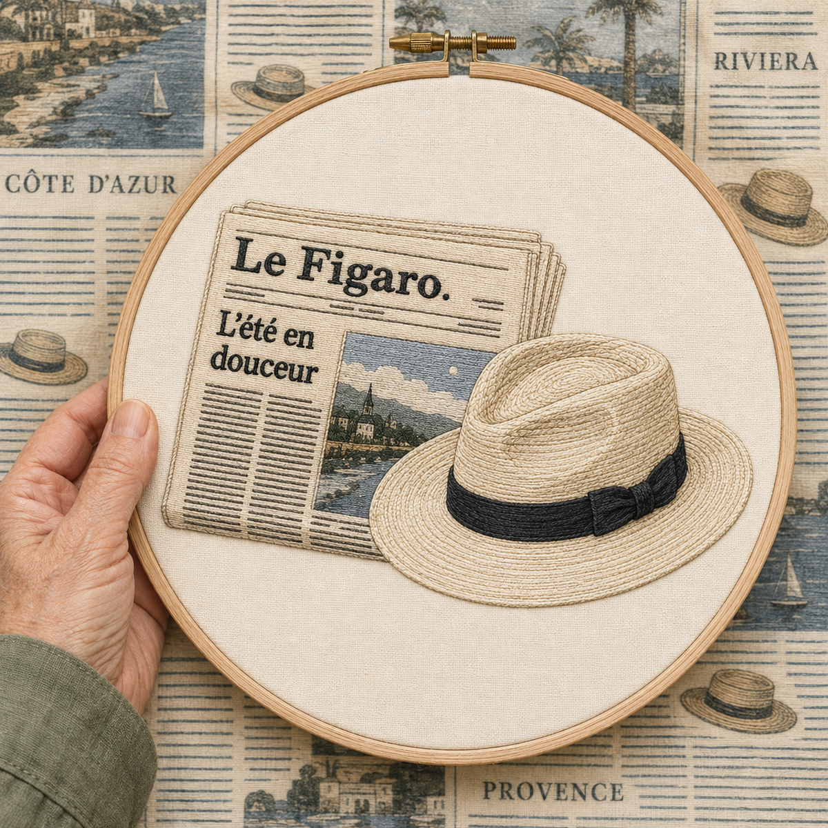 Newspaper & Hat