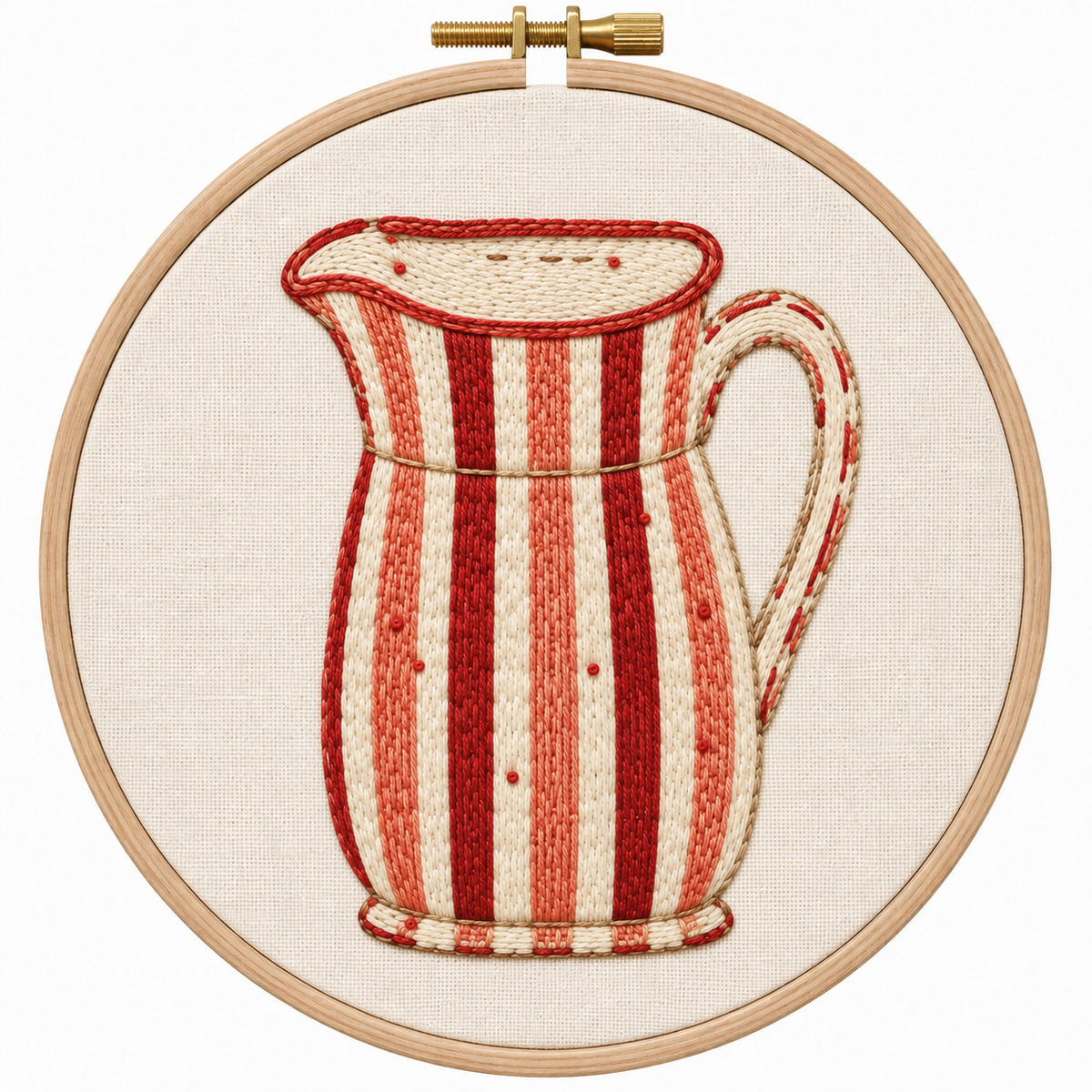 Striped Pitcher