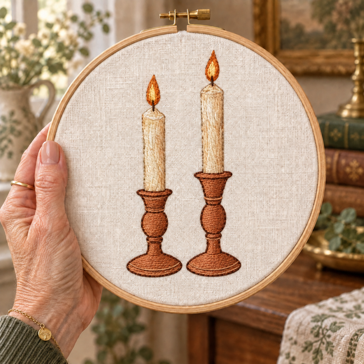 Copper Candlesticks